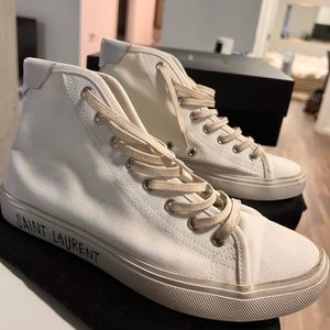 Malibu Mid-Top Sneaker YSL Canvas EU W 39